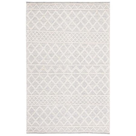 Safavieh 4 x 6 ft. Natura Contemporary & Global Rectangle Hand Woven Rug Ivory & Blue NAT825L-4